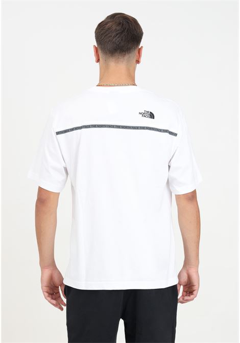 THE NORTH FACE white men's t-shirt zumu jacquard logo collar THE NORTH FACE | NF0A87DDFN41.